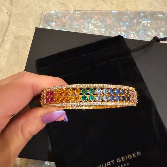 NWT Kurt Geiger Multicolor Gemstone Bracelet - Picture 1 of 6